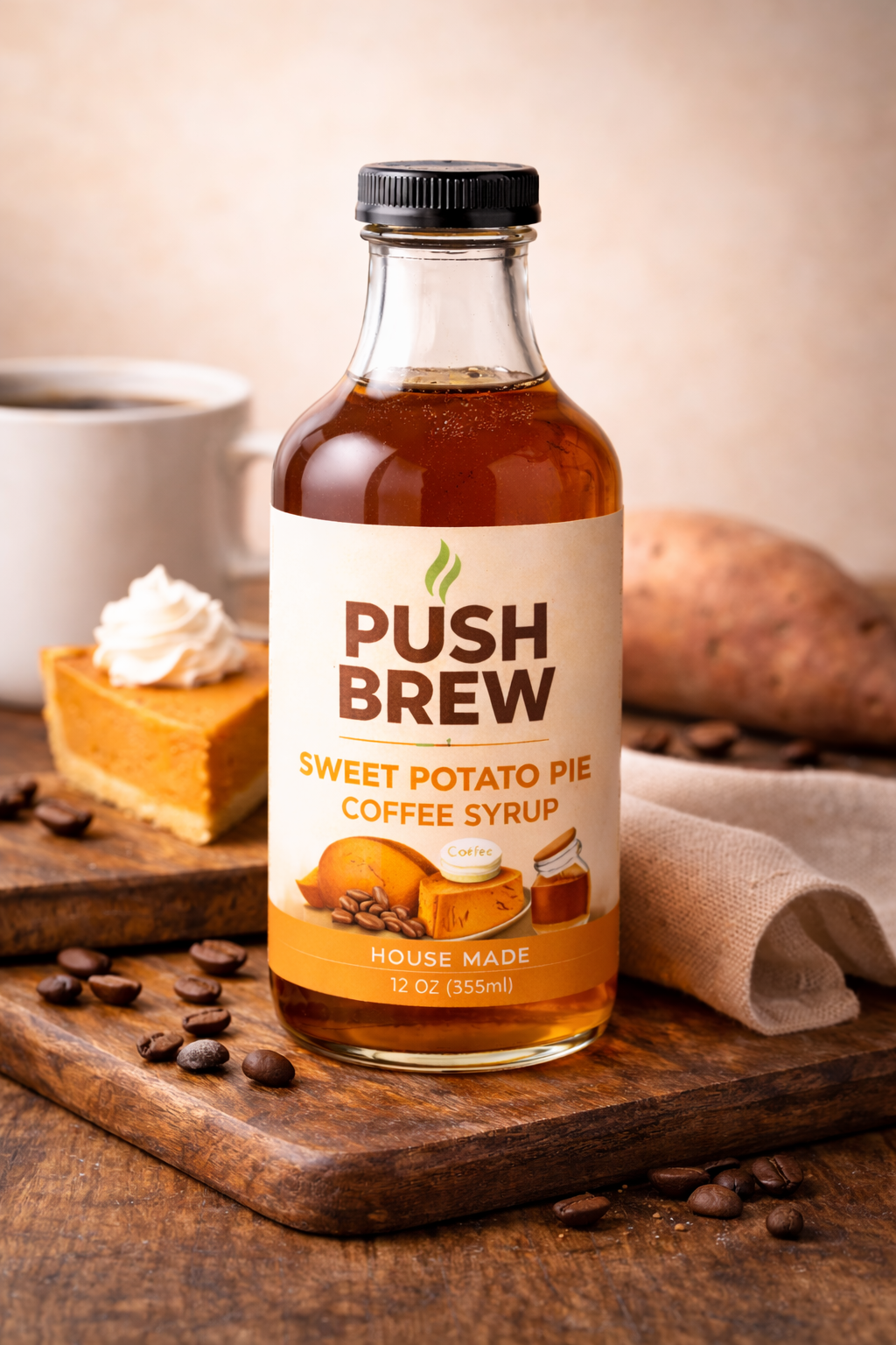Sweet Potato Pie Coffee Syrup